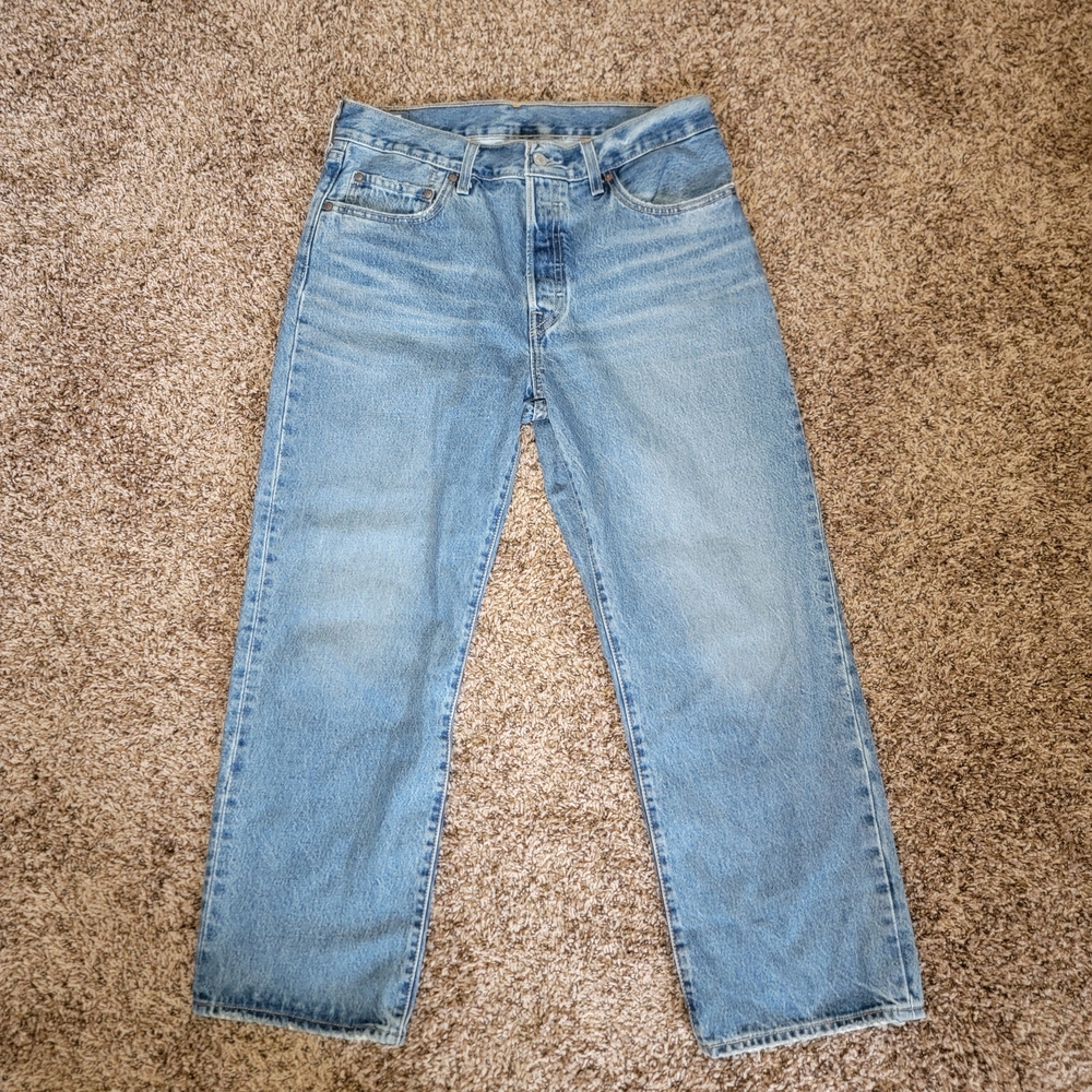 Women's Levi's 501 90's Ankle Blue Jeans 30×27 Used